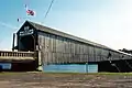 The 1,282-foot (391&nbsp;m) Hartland Bridge in New Brunswick is the longest covered bridge in the world.