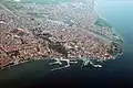 Aerial view of the city of Çanakkale