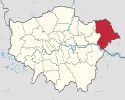 Havering shown within Greater London