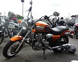 Triumph 900&nbsp;cc Adventurer, first variation of the popular Triumph Thunderbird 900 triple