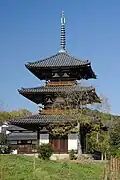 Pagoda at Hokki-ji, Ikaruga, Nara Built in 706