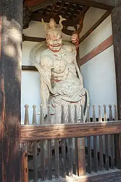 Kongo Rishiki (Guardian Deity) at the Central Gate of Hōryū-ji
