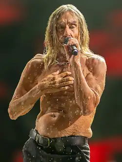 Iggy Pop performing in 2025