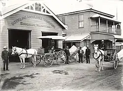 Horse-drawn ambulances