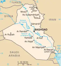 Location of Coalition Provisional Authority