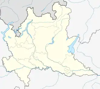 Milan is located in Lombardy