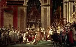 The Coronation of Napoleon by Jacques-Louis David