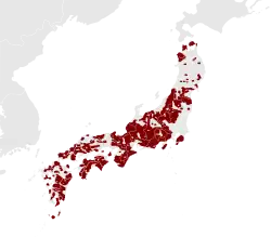 Map of range