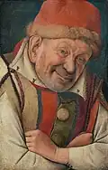 Portrait of the Ferrara Court Jester Gonella by Jean Fouquet 1445