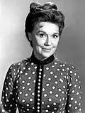 Jeannette Nolan as Clay Grainger's wife, Holly