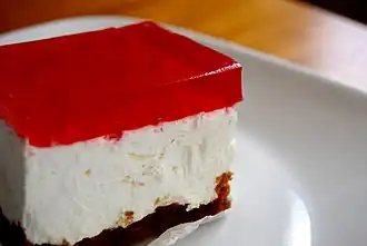 Jell-O and cheesecake