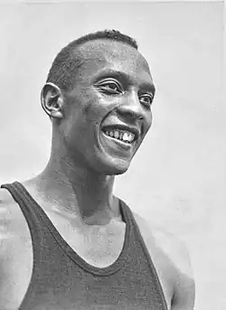 Jesse Owens, track and field athlete known for his participation in the 1936 Olympic Games