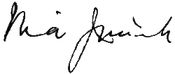 Muhammad Ali Jinnah's signature
