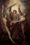 Johann Heinrich Füssli, the Rütlischwur, an oath from medieval Swiss history, 1780