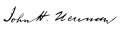 John Henry Newman's signature