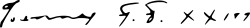 Pope John XXIII's signature