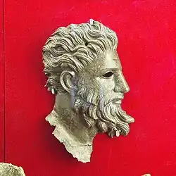 Ancient Roman theatrical mask fragment, Antalya Museum