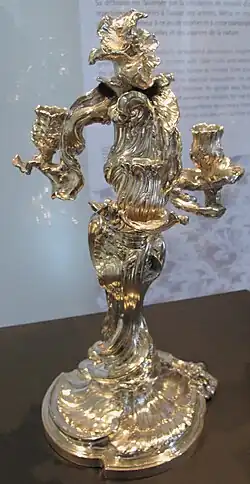 Candelabrum by Juste-Aurèle Meissonnier (1735–1740)