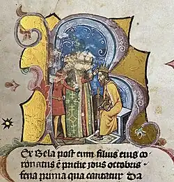 Béla's coronation