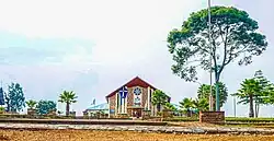 Photograph depicting the Marian sanctuary of Kibeho, a place of the recognized Marian apparitions occurred in Africa