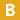 The symbol of the Kyoto/Kashihara Line of the Kintetsu Railway system. A white letter 'B' on top of an orange square.