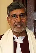 Photographic portrait of Kailash Satyarthi