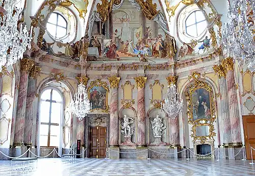 Kaisersaal in the Würzburg Residence by Balthasar Neumann (1749–1751)