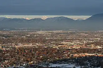 Kalispell, looking toward Glacier National Park