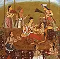 Kama Sutra illustration of lesbians