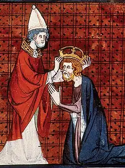 Miniature from an illuminated manuscript