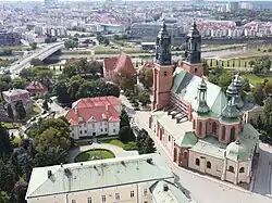 Ostrów Tumski, an island on the Warta River, is one of the earliest settlement centers on Polish lands.