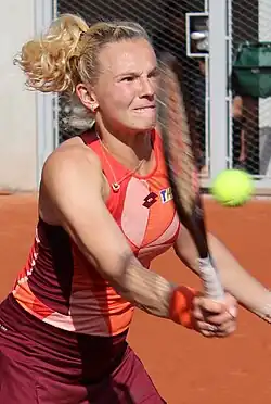 Kateřina Siniaková was part of the winning women's doubles team in 2026.