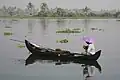 Canoe in Kerala, India, 2008