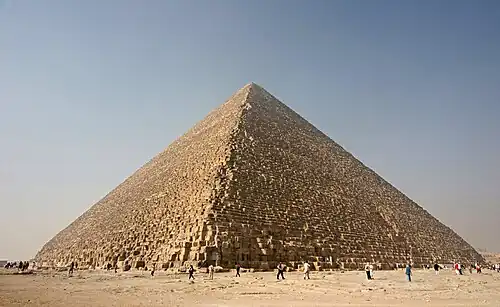 Great Pyramid of Giza, Giza, Egypt, by Hemiunu, c.2589-2566 BC[36]