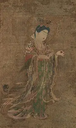 Nara period (710–794 CE) painting of Kichijōten.