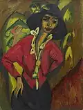Ernst Ludwig Kirchner Gerda, Half-Length Portrait, 99.1 x 75.3&nbsp;cm. 1914