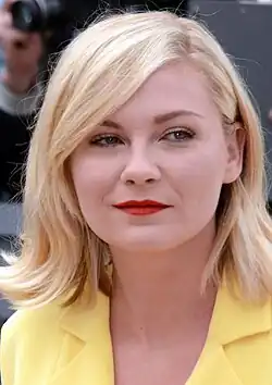 A photograph of Kirsten Dunst