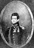 Mihail Kogălniceanu in cadet uniform at age 18