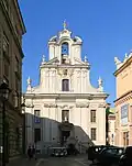 Piarist Church and Czwrtoryski Museum to the right