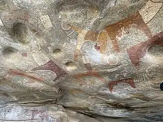Cave paintings of Laas Geel, Somaliland, depicting cattle, mid-4th millenium to mid-3rd millenium BC