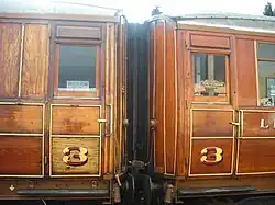 The LNER used teak for their coaches until 1942, when the Thompson all-steel coaches were introduced; both kinds coexist.