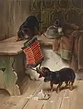 How will it end? Wie wird es enden?, c. 1900