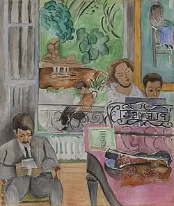 Portrait de famille (The Music Lesson), 1917, oil on canvas, 245.1 x 210.8&nbsp;cm, Barnes Foundation