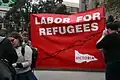 Victorian Labor for Refugees members at a public protest, 2013