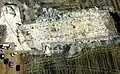 Remains of a large building at Challignac, Artenacian culture