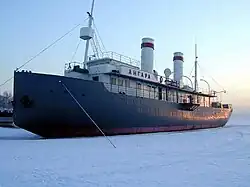 Angara&nbsp;[ru] was launched in 1900 and is one of the oldest surviving icebreakers.
