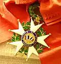 Chiang Kai-shek's Légion d'honneur. This is the reverse of his Grand Cross.
