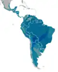 Map of range