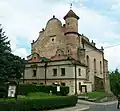 The Lesko Synagogue in Lesko, Poland