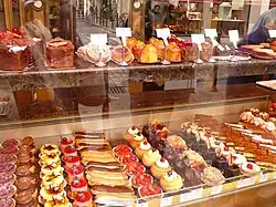 Typical French pâtisserie
